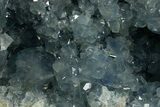 Sparkly, SKy-Blue Celestine (Celestite) Geode - Madagascar #344717-1